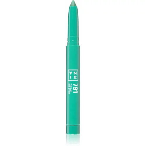 3INA The 24H Eye Stick dolgoobstojna senčila za oči v svinčniku odtenek 791 - Aquamarine 1,4 g