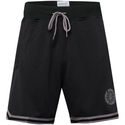Mitchell & Ness Športne hlače 'GAME DAY 2.0' črna / bela