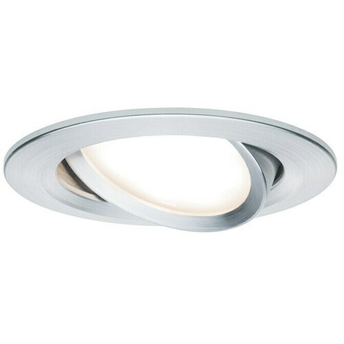 PAULMANN Ugradbena LED svjetiljka Nova (6,5 W, Aluminij, Topla bijela, Pomična glava svjetiljke) Slike