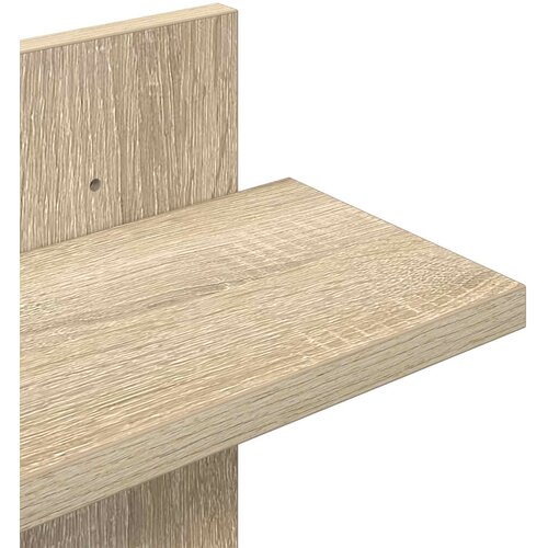  Floating polica za zid Hrast sonoma 48,5 x 15 x 101 cm Slike