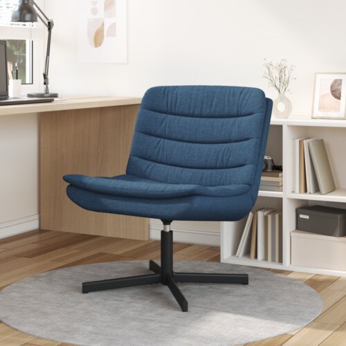  Vrtljiv stol Modra 63 x 75 x 76 cm blago, (5000288943) Cene