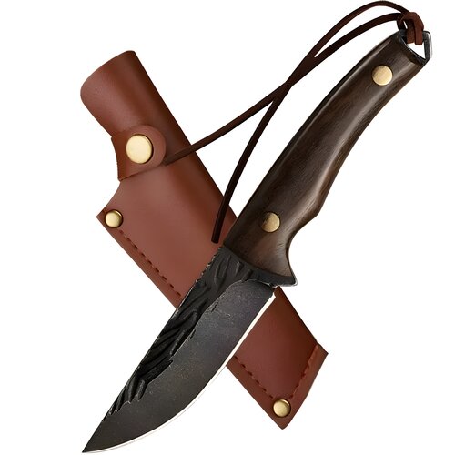  Outdoorovski nož OU - 40851 - Smeđa / Crna / tip2 KP40851 Slike