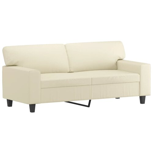 Maison Chic Dvosed kavč - Sofa - Kanape krem 140 cm umetno usnje, (21727152) Cene