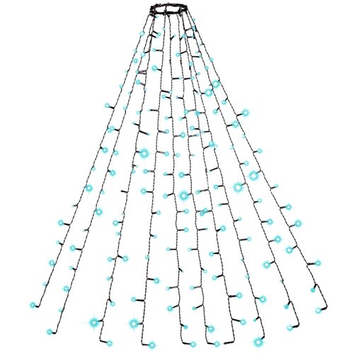Family Christmas Lučke za na jelko 120 LED 1,9m IP44 hladno bele Slike