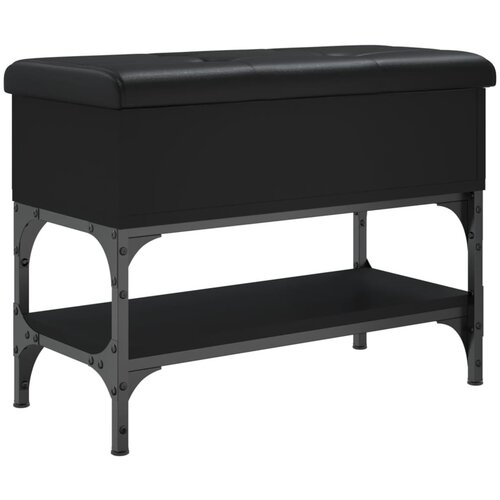 Maison Chic Klop za čevlje - Sedež za čevlje črna 62x32x45 cm inženirski les, (21776390) Slike