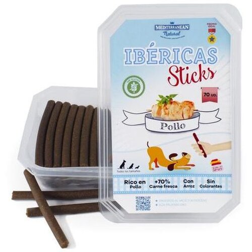 Mediterranean Natural - Serrano Mediterranean Natural poslastica za pse Sticks piletina, 1 komad Slike