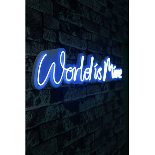Wallity Zidna LED dekoracija World is Mine, 375 cm, IP67, 12V, Plava Slike