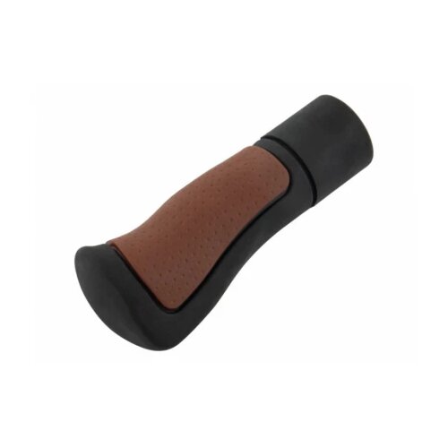 Herrmans Ručke volana trekking ergo 120mm duža crno braon Cene