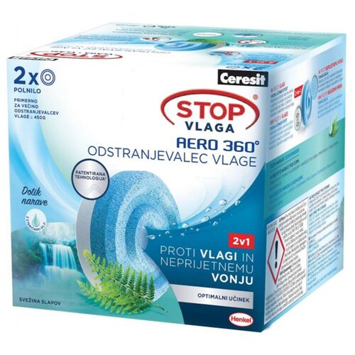 Henkel Tableta za dopunu za odvlaživač zraka AERO 360 (Miris: Svježina slapova) Slike
