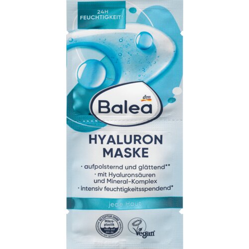 Balea hijaluronska maska za lice 16 ml Slike