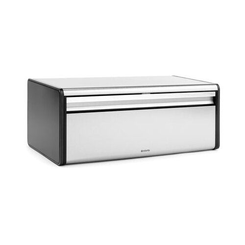 Brabantia Fall Front Bread Bin Square Front Matt Steel Slike