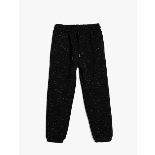 Koton Basic Sweatpants with Tied Waist and Pocket Detail