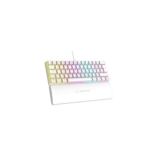  Gaming RAMPAGE PLOWER K60 White US Layout Wrist Support Blue Switch Gaming Keyboard Cijene