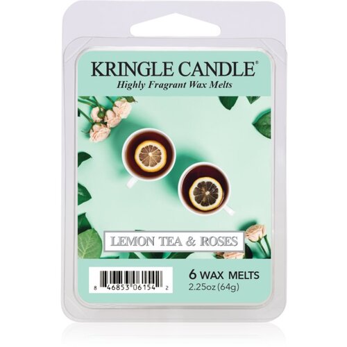 Kringle Candle Lemon Tea &amp;amp; Roses vosak za aroma lampu 64 g Slike