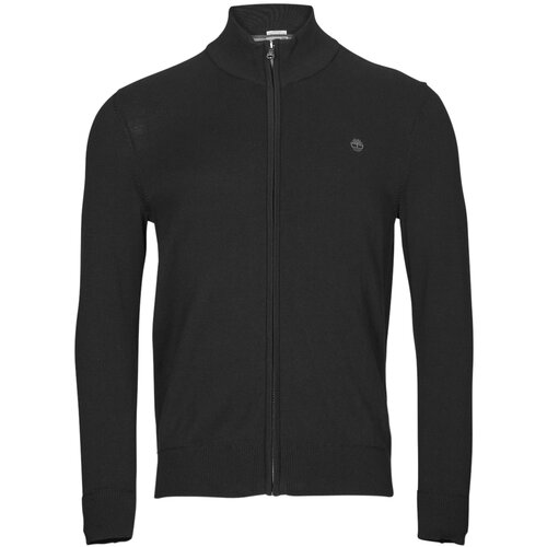 Timberland Cotton YD Full Zip Sweater Crna Cene