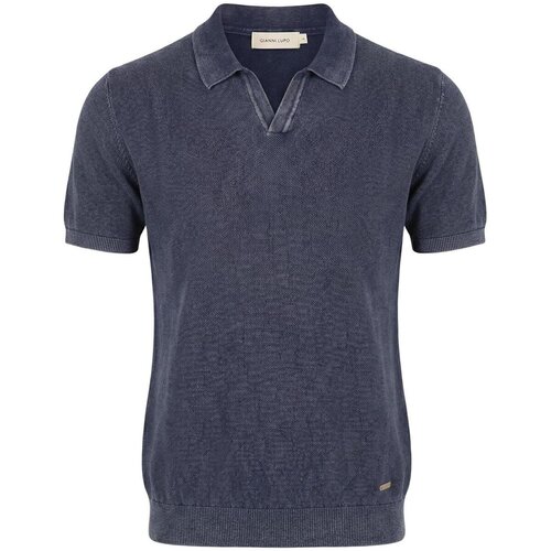 Gianni Lupo Polo majice kratki rokavi GL35318 Modra Cene