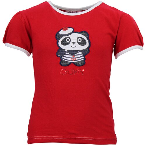 Miss Girly Majice s kratkimi rokavi T-shirt fille FUMYRIN Rdeča Cene
