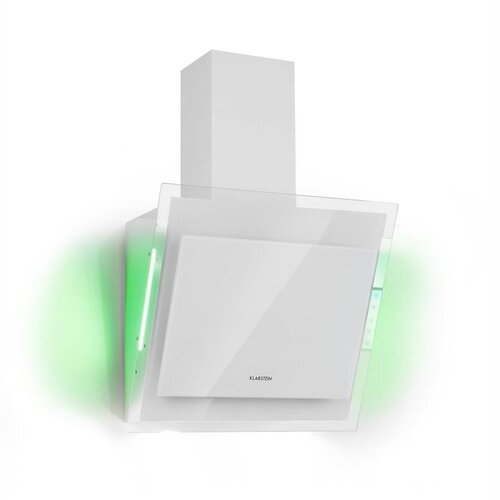 Klarstein Mirage 60, kuhinjska napa, 550 m³ / h, zaslon na dotik, lučka, energijski razred ++, bela Cene