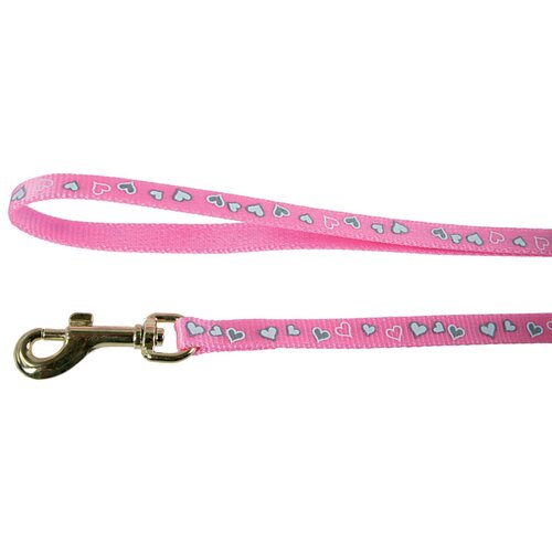 Zolux 438381RS Povodac Reflektujući Sa Srcima 1m Pink Cene