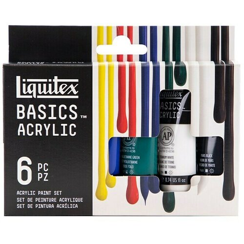 LIQUITEX Set akrilnih barv Liquitex Basics (6 x 22 ml) Slike