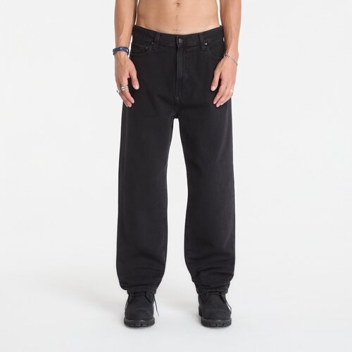 Carhartt WIP Aaron Kavbojke black stone washed Slike