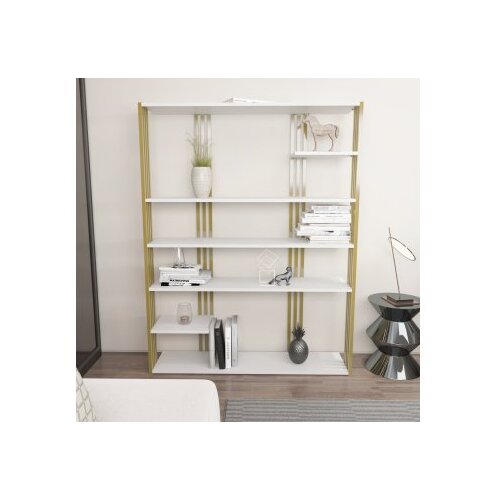 Hanah home polica za knjige jenny white gold Slike