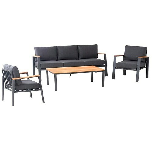 SUNFUN Komplet lounge pohi&amp;scaron;tva Madeira (4 -del., Aluminij) Slike