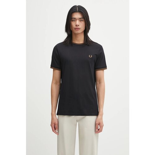 Fred Perry Majice s kratkimi rokavi Fp Twin Tipped T-Shirt Črna Cene