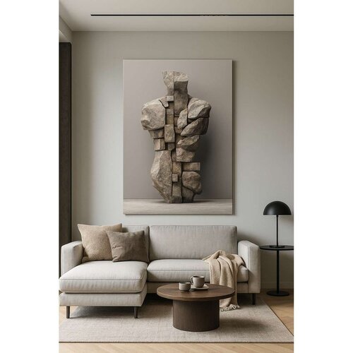 WALLXPERT Dekorativna slika na platnu, 50x70cm, &Scaron;areno Cijene
