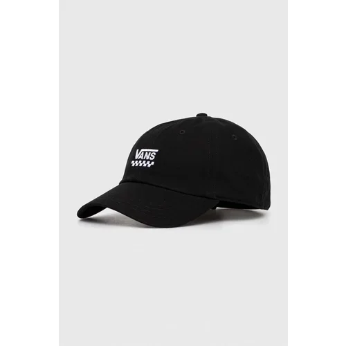 Vans Bombažna bejzbolska kapa črna barva