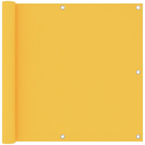 vidaXL Balkonsko platno rumeno 90x600 cm oksford blago Cene