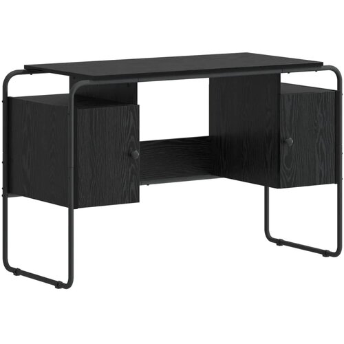  Stol s pohranom Crni hrast 120 x 50 5 x 75 5 cm - Crni hrast Slike