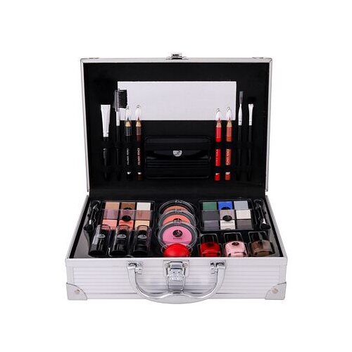 2K All About Beauty Train Case darilni set popolna makeup paletka za ženske Slike