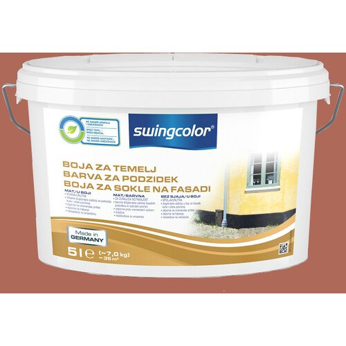 SWINGCOLOR barva za podzidek (barva: opečnato rdeča, 5 l) Slike