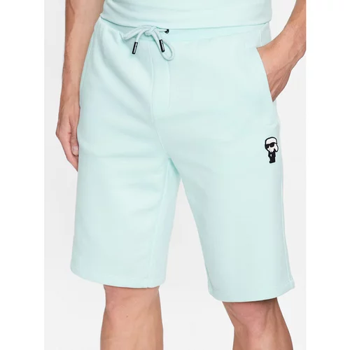 Karl Lagerfeld Športne kratke hlače 705046 532900 Modra Regular Fit