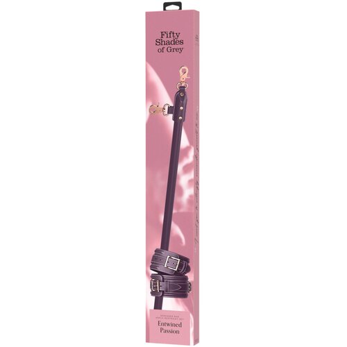 Fifty Shades of Grey Entwined Passion Spreader Bar Ankle Restraint Set Purple Slike