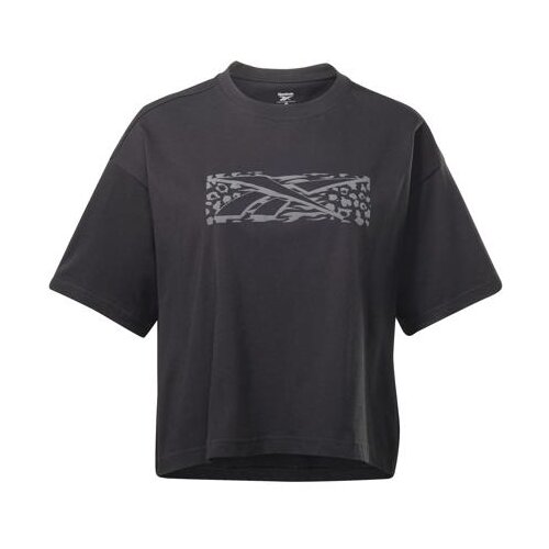 Reebok Training Essentials Graphic Modern Women's Short Sleeve Shirt, Black - M, (20514990) Cene