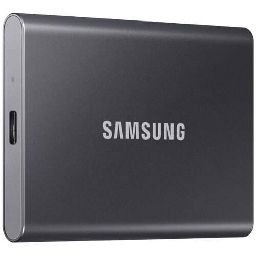 Samsung portable T7 500GB sivi eksterni ssd MU-PC500T Slike