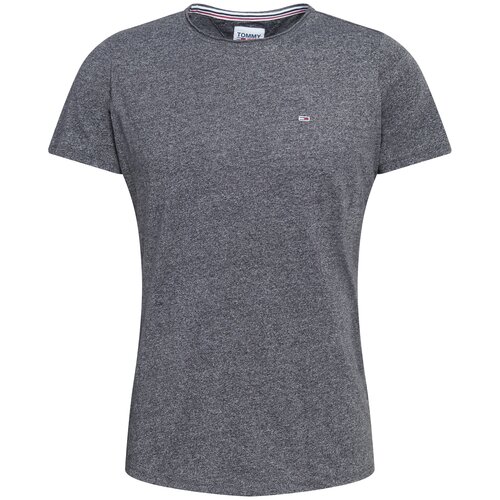 Tommy Jeans Majica mornarsko plava / siva melange / crvena / bijela Cijene