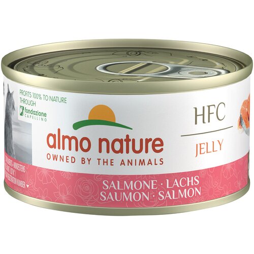 Almo Nature Ekonomično pakiranje HFC Natural 24 x 70 g - HFC Lachs in Gelee Slike