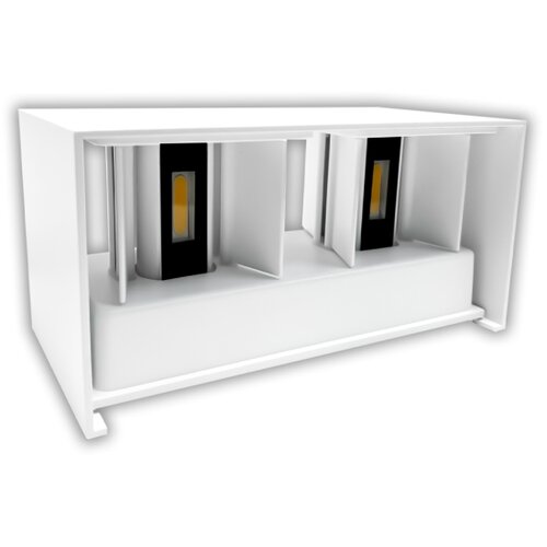  LED spolja&amp;scaron;nja zidna svetiljka LED/24W/230V 3000K IP65 bela Slike