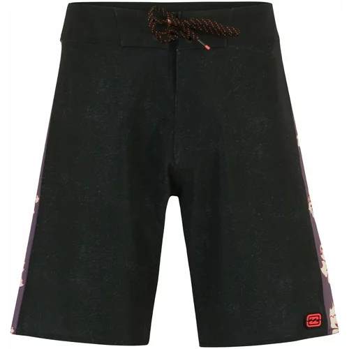 Billabong Kratke hlače za surfanje 'D BAH PRO' temno siva / oranžno rdeča / črna / bela