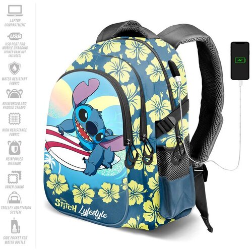 Disney Stitch Lifestyle Prilagodljivi Ruksak 44cm Slike