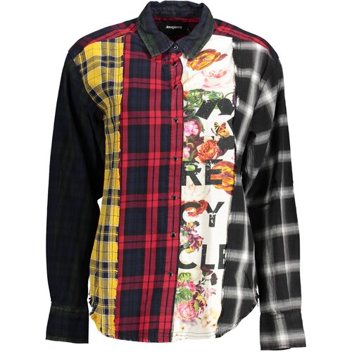 Desigual LONG SLEEVE SHIRT WOMEN BLACK Cene