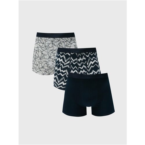 LC Waikiki Boxer Shorts - Dark blue - 3-pack Cene