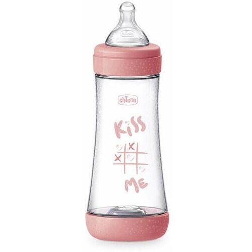 Chicco Perfect 5 steklenička za dojenčke 4 m+ Fast Flow Pink 300 ml Cene