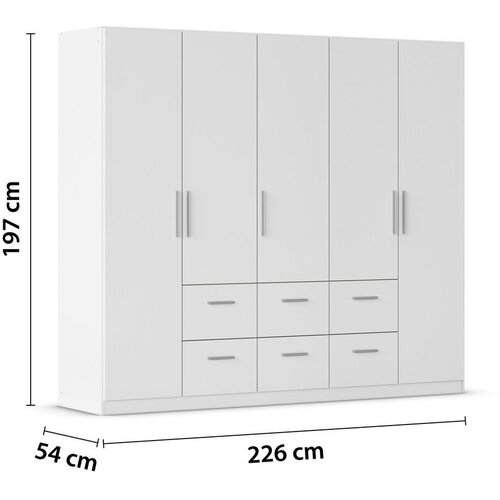 Home24 OMARA S KLASIČNIMI VRATI, bela Slike