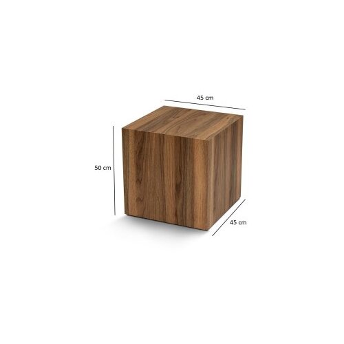 Hanah home Klubska &amp;scaron;olja za sto, 45x50x45cm, 18 mm, smeđa Slike