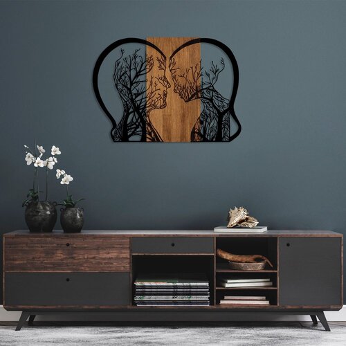 Wallity Zidna dekoracija Tree Woman And Man Love, 58 x 80 cm, Smeđa Cene