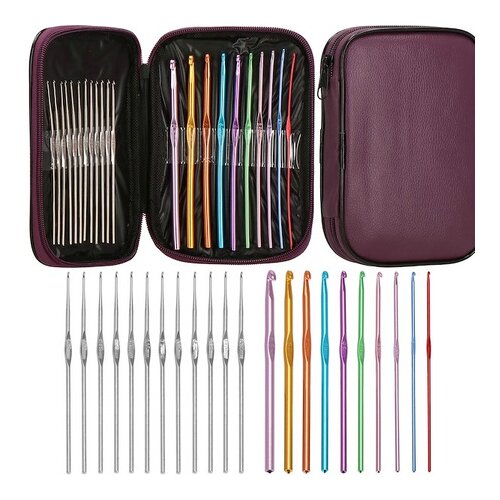 springos Kvačkani set 22 kosov. Večbarvne kvačke iz aluminija in jekla, (21635089) Cene